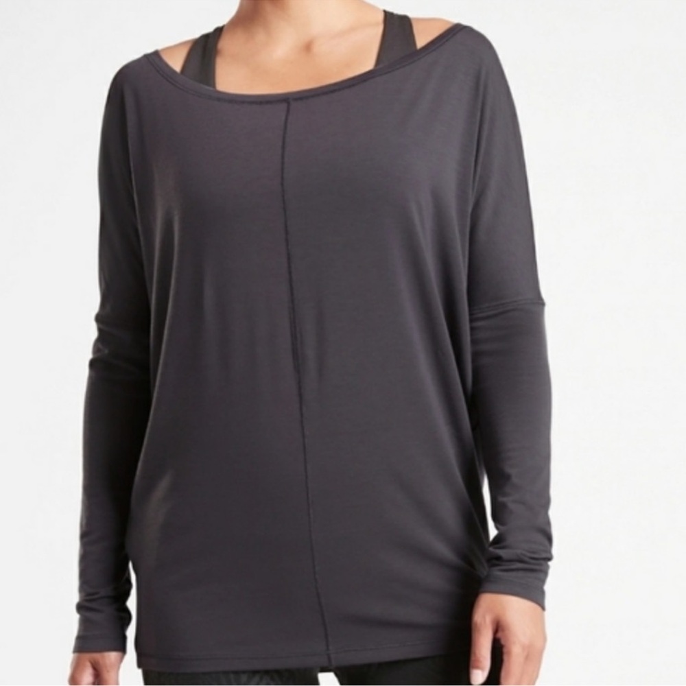 ATHLETA Essence Flow Top Long Sleeve M - Picture 2 of 9